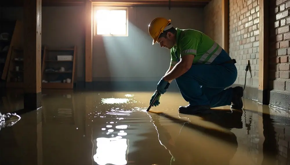 Professional water damage restoration services in Evansville, WI